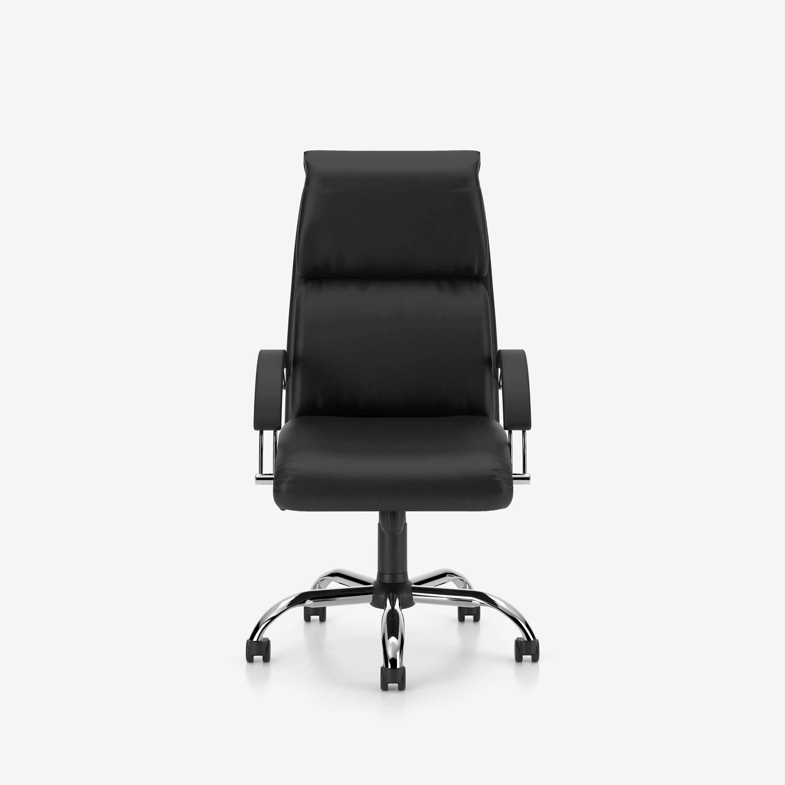 Fauteuil de bureau croûte de cuir NADIR | Nowy Styl – Image 3