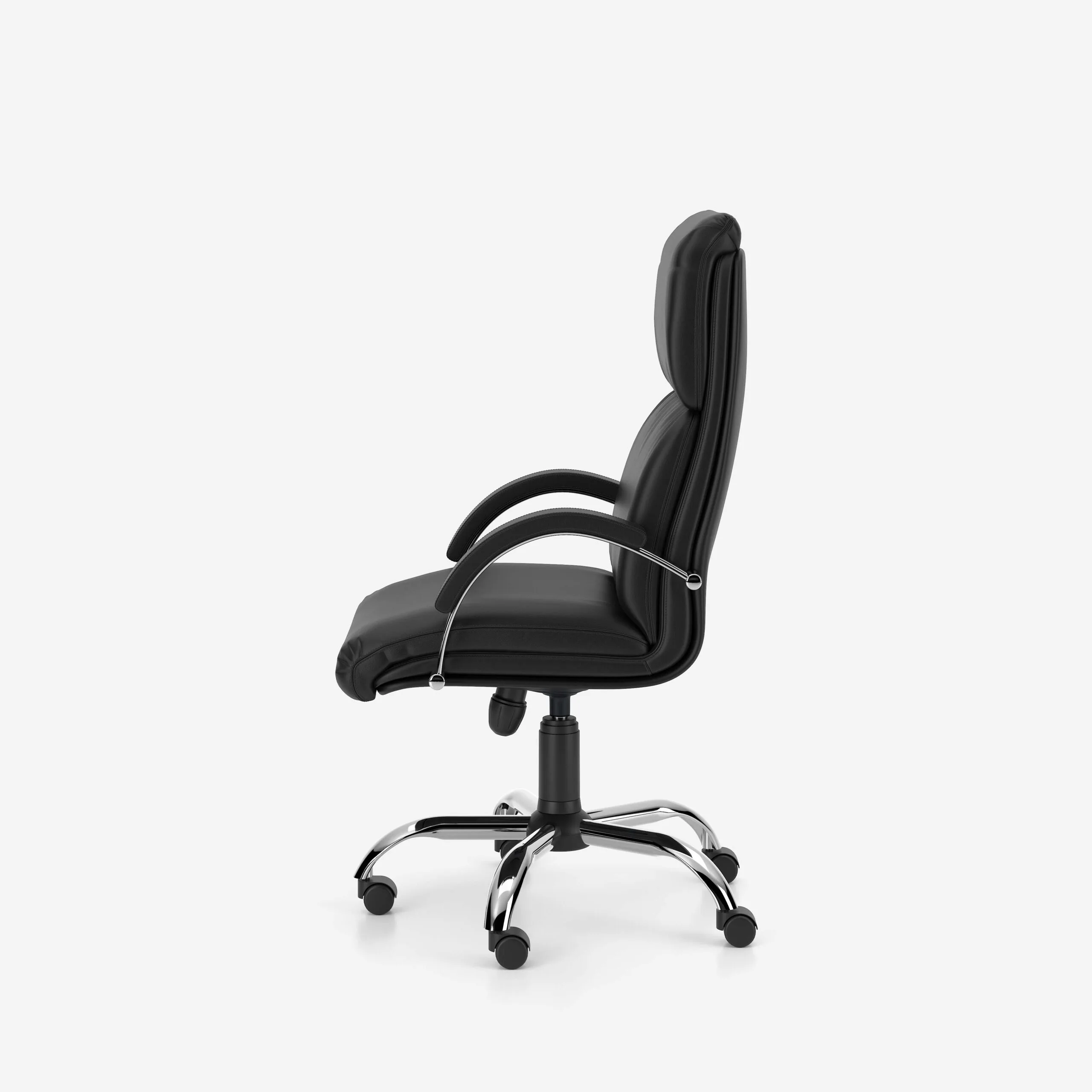 Fauteuil de bureau croûte de cuir NADIR | Nowy Styl – Image 9