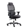 Fauteuil noir Orca 24/24 renforcé – Ronéo - Thumbnail Image 1