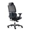 Fauteuil noir Orca 24/24 renforcé – Ronéo - Thumbnail Image 4