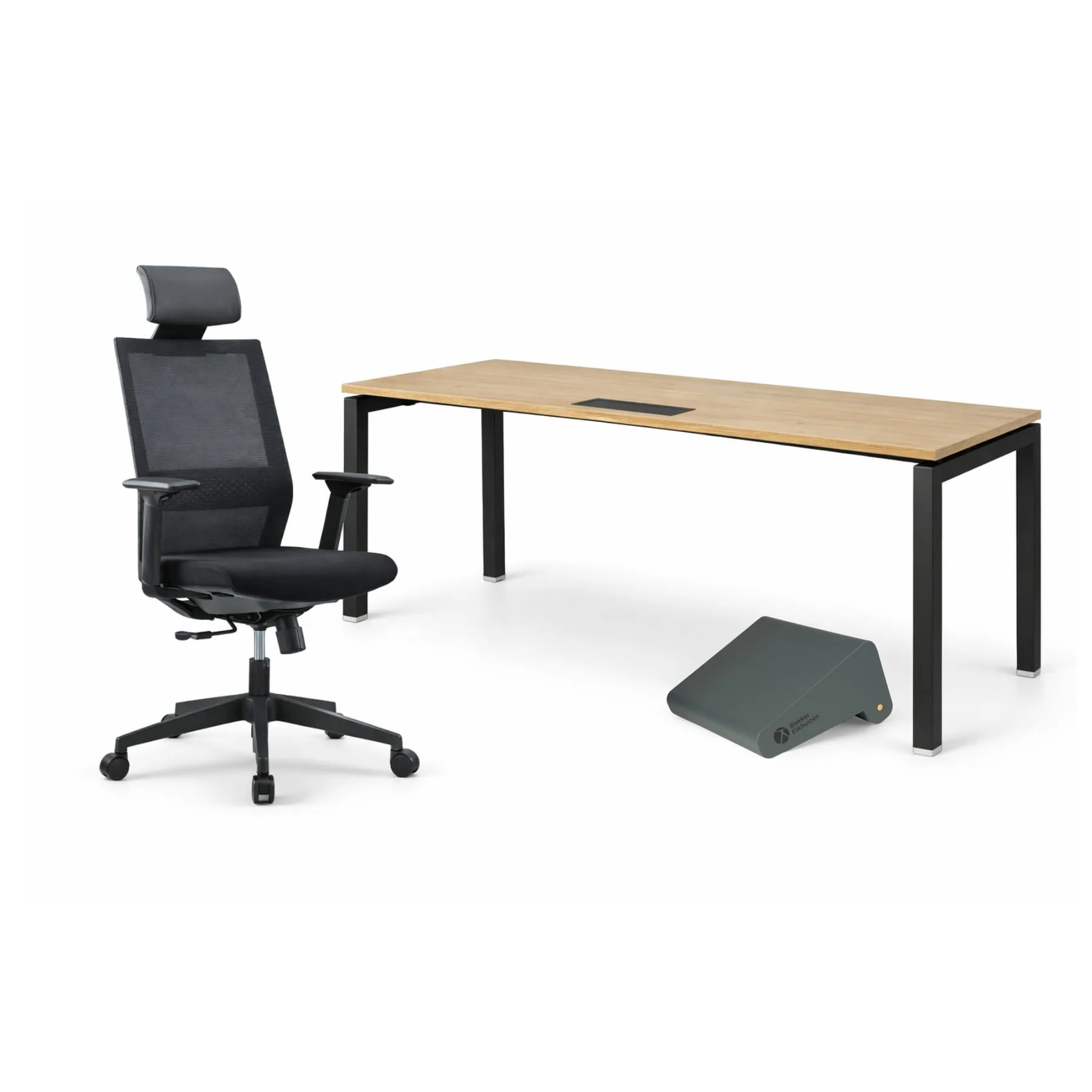 Pack bureau professionnel complet – Fauteuil, bureau et repose-pieds – MTi