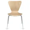 Chaise coque bois PLUM – empilable | ACT' - Thumbnail Image 2