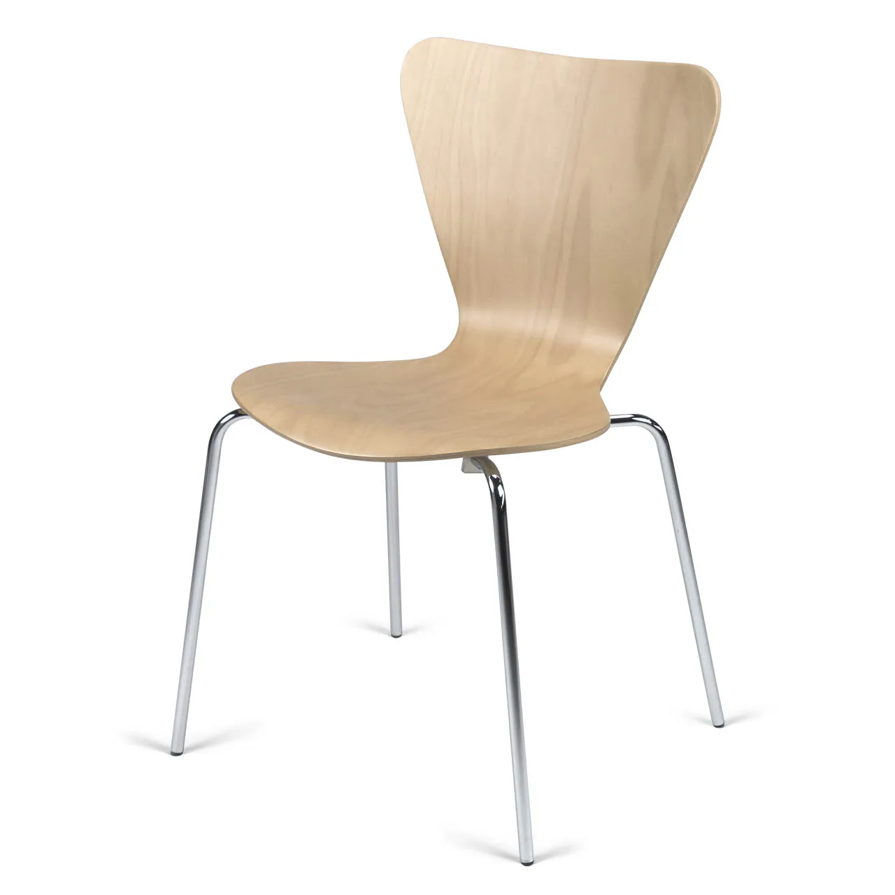 Chaise coque bois PLUM – empilable – ACT'