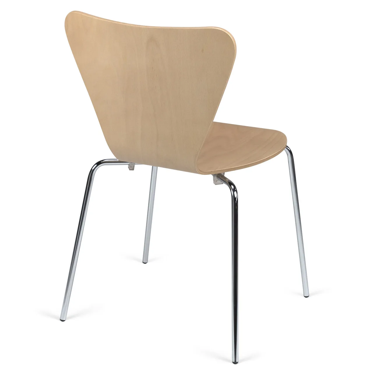 Chaise coque bois PLUM – empilable | ACT' – Image 3