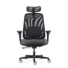 Fauteuil de bureau confortable 269 résille noire - MTi