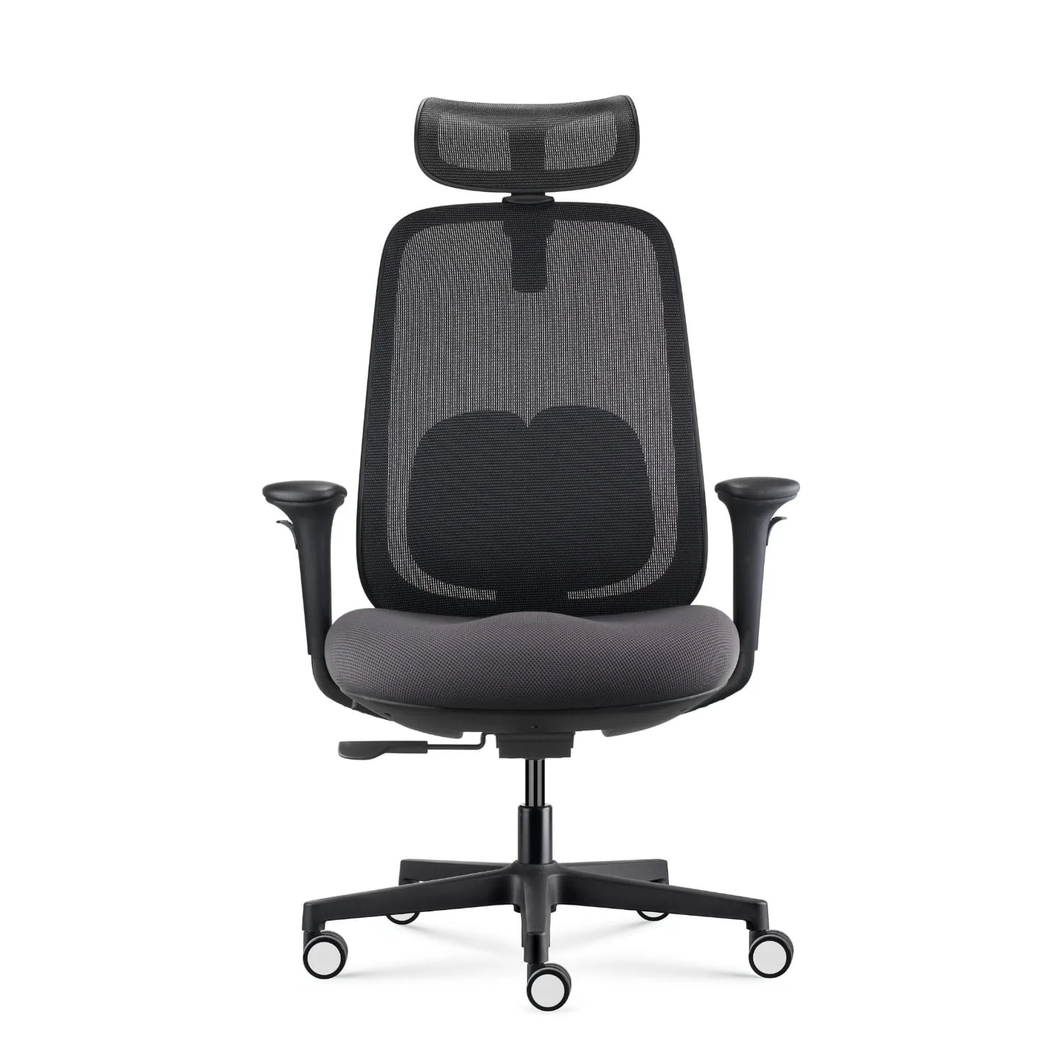 Fauteuil de bureau confortable 269 résille noire - MTi