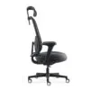 Fauteuil de bureau confortable 269 résille noire - MTi