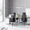 Fauteuil de bureau confortable 269 résille noire - MTi