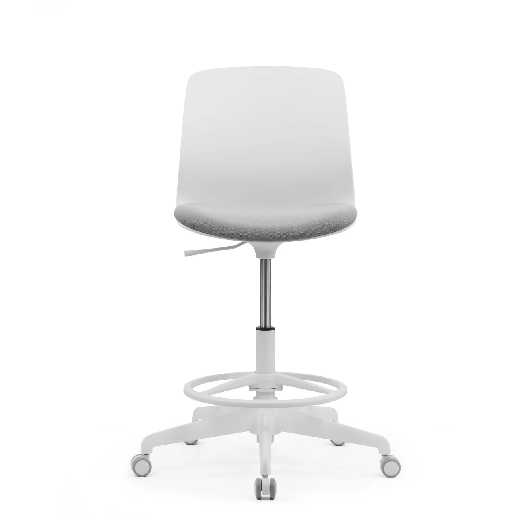 Siège technique mobile E007 blanc – MTi
