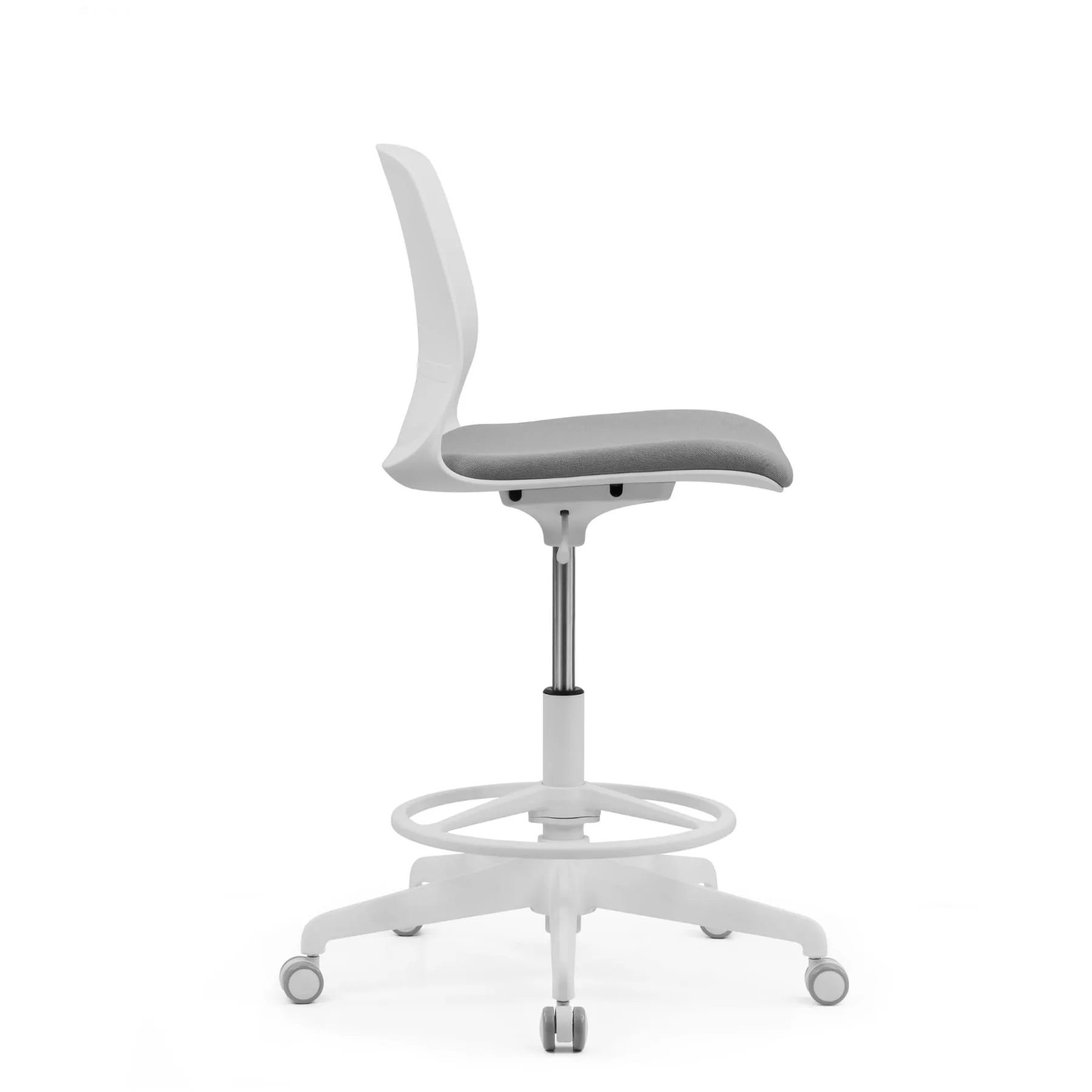Siège technique mobile E007 blanc – MTi
