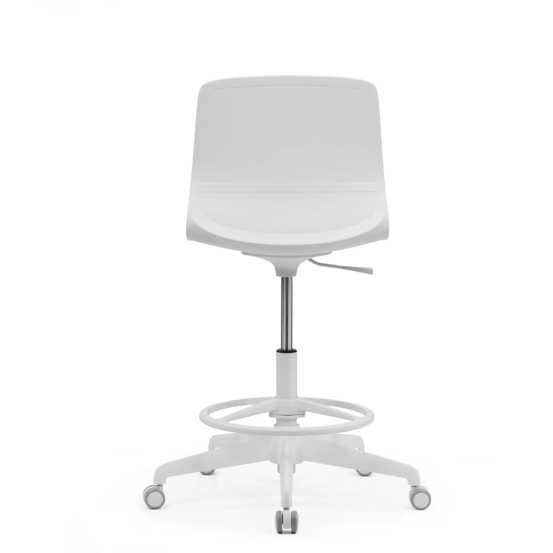 Siège technique mobile E007 blanc – MTi