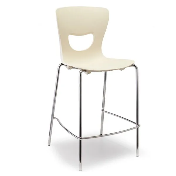 Tabouret de cuisine Smil-H – assise 65 cm couleur ivoire | ACT'
